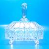 Bombonierre de cristal Polon�s Violetta de 6 cm