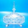 Bombonierre de cristal Polon�s Violetta de 18 cm