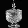 Bomboni�re de cristal Walther Glass de 23 cm