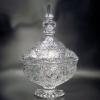 Bomboni�re de cristal Polon�s de 21 cm
