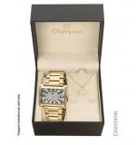 Relogio Champion Feminino - CH24240W - Conjunto Relogio Champion Feminino - CH24240W - Conjunto