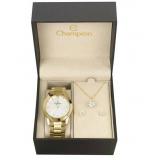 Relogio Champion Feminino - CN26546W- Conjunto Relogio Champion Feminino - CN26546W- Conjunto