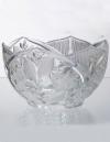 Fruteira de cristal com 12,5 cm  x 21 cm