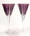 Ta�as Lil�s em cristal Ajra com 20 cm