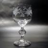 Ta�a para �gua cristal Bohemia Claudia Flor