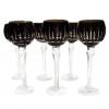 Ta�a vinho tinto em cristal Bohemia 21 cm