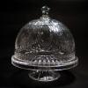 Prato de bolo em cristal Bohemia 30 cm di�metro