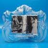 Porta retrato de cristal Fifth Avenue p/ 02 fotos