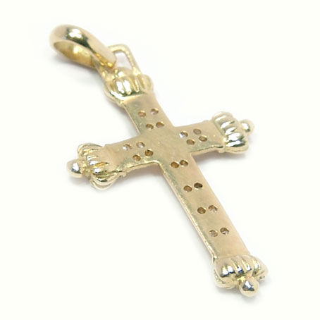 Cruz de ouro 18k com brilhantes   - 2CZB0020