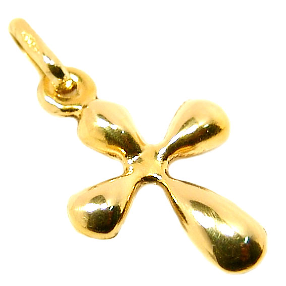 Crucifixo em ouro amarelo 18k