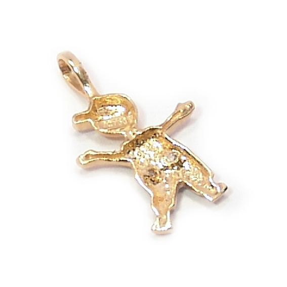 Pingente em ouro 18k - Boneco - 2PIZ0018