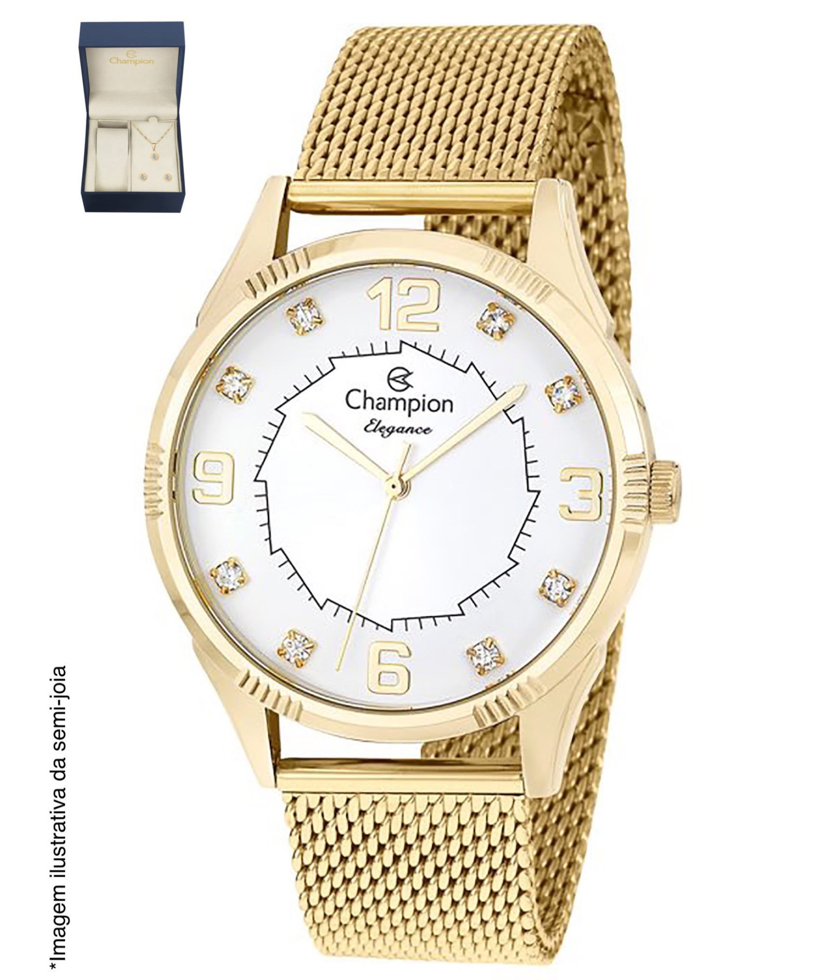 Relogio Champion Feminino - CN25814M