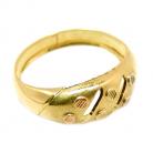 Anéis em ouro amarelo 18k - Jóia trabalhada - 2ANO0466
