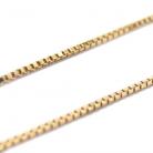 Colar de ouro amarelo 18k tipo veneziana - Masculino - 45 cm