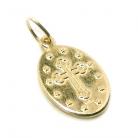 Medalha de São Judas Tadeu em ouro 18k - 2MEO0238