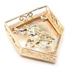 Medalha de ouro amarelo 18k - So Jorge - MEO0317