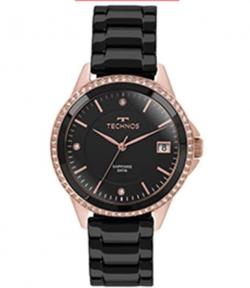 Relógio Technos Feminino - Cerâmica - 2315KZR/4P Relógio Technos Feminino - Cerâmica - 2315KZR/4P