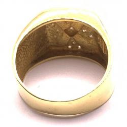 Anel em ouro 18k com brilhantes - 2ANB0104