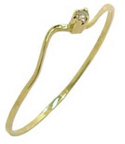 Solitrio em ouro amarelo 18k - 2ANB0126