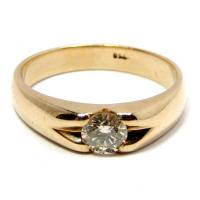 Solitrio em ouro amarelo 18k - 2anb0166