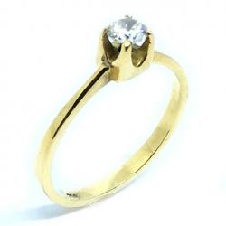 Solitrio em amarelo ouro 18k - 2ANB0208