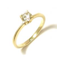 Solitrio em amarelo ouro 18k - -2ANB0216