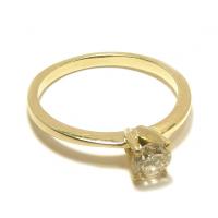 Solitrio em amarelo ouro 18k - -2ANB0216