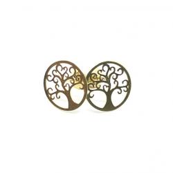 Brinco em ouro amarelo 18k feminino - 2BRO1083