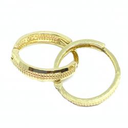 Argola Africana em ouro amarelo 18k feminina - 2BRO0040 (Produto Esgotado)