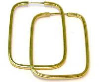 Africana em ouro 18k - retangular