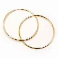 Argola africana em ouro amarelo 18k feminina - 2BRO0520