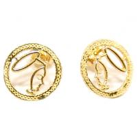 Brinco em ouro amarelo 18k feminino - 2BRO0824