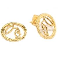 Brinco em ouro amarelo 18k feminino - 2BRO0824