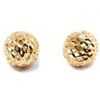 Brinco em ouro 18k feminino - Meia Bola Filigrana (Produto Esgotado) Brinco em ouro 18k feminino - Meia Bola Filigrana (Produto Esgotado)
