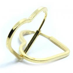 Argola Africana em ouro amarelo 18k feminina - Corao