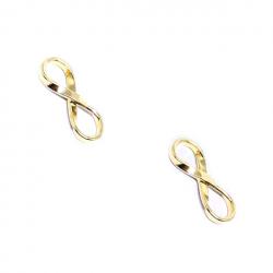 Brinco em ouro amarelo 18k - Infinito - 2BRO1058