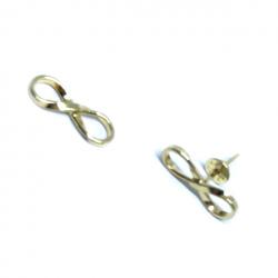 Brinco em ouro amarelo 18k - Infinito - 2BRO1058