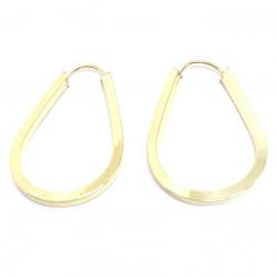 Brinco em ouro amarelo 18k feminina - Africana - 2BRO1092