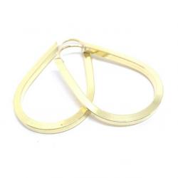 Brinco em ouro amarelo 18k feminina - Africana - 2BRO1092