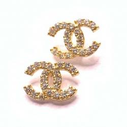 Brinco em ouro amarelo 18k com zirconia - 2BRZ0011