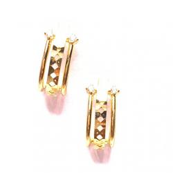 Brinco em ouro 18k com zircnia feminino - 2BRZ0033