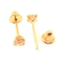 Brinco em ouro 18k feminino com zirconia - 2BRZ0137