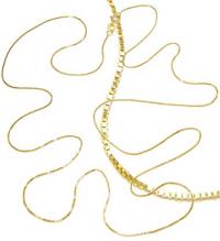 Corrente de ouro amarelo 18k - Veneziana - 60 cm -2CLO0027