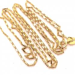 Corrente de ouro amarelo 18k - Masculina - 60 cm - 2clo0041