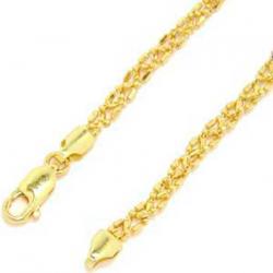 Colar em ouro 18k - Taco e bola lapidado - Feminino - 40 cm - 2CLO0071