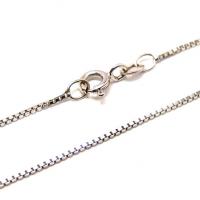 Corrente de ouro branco 18k - Veneziana 45cm