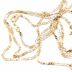 Corrente em ouro amarelo 18k - Groumette  3x1 - 60 cm - 2CLO0170