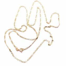 Corrente em ouro amarelo 18k - Groumette  3x1 - 60 cm - 2CLO0170