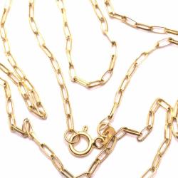 Corrente de ouro amarelo 18k - Veneziana oval aberta - 60 cm - 2CLO0171