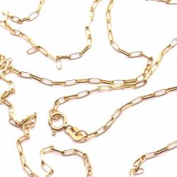 Corrente de ouro amarelo 18k - Veneziana oval aberta - 60 cm - 2CLO0171